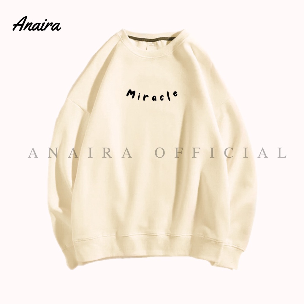 MIRACLE SWEATER CREWNECK ANAIRAOFFICIAL