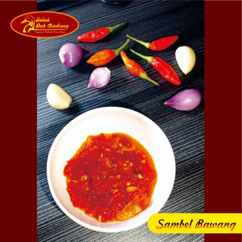 

Varian Sambel Bawang *Spesial Sambal ala BebekPakDadang*