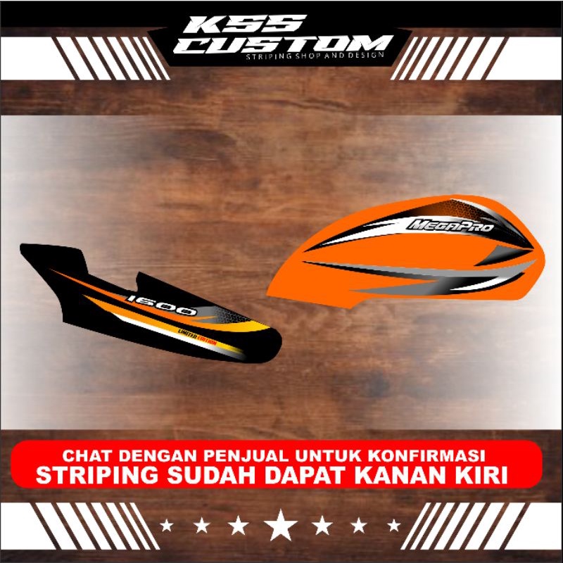 striping megapro hiu variasi - striping mp hiu variasi custon herex terbaru