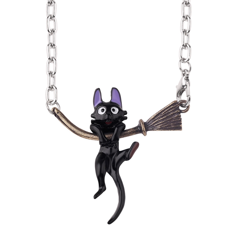 Kalung Rantai dengan Liontin Studio Ghibli Kiki's Delivery Service jiji