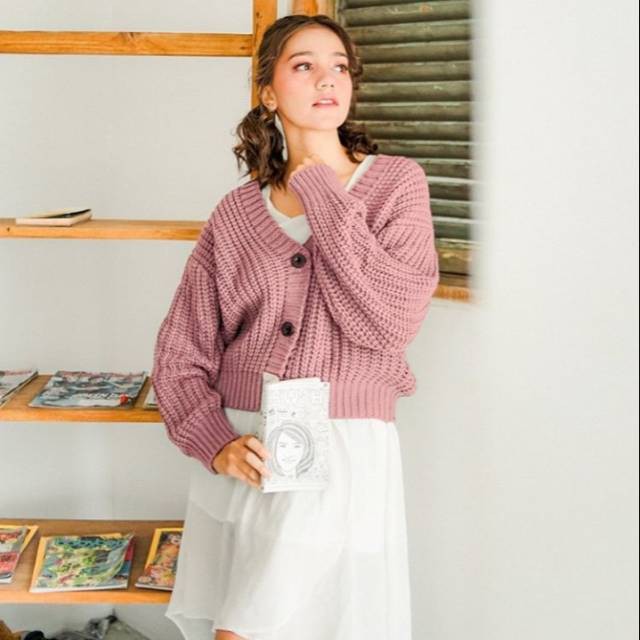 Daria Cardy Outer / Cardigan Oversize / Cardigan Wanita / Cardigan Rajut
