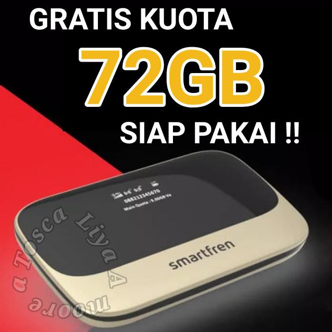 Gxil Mifi Modem Wifi 4G Smartfren Andromax M6 Plus Voucher Data 100K - 72Gb - M6 72Gb Q3It