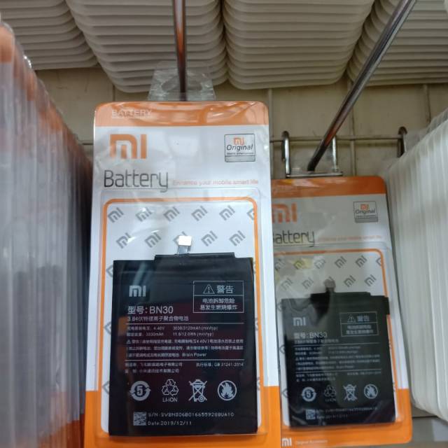 Baterai ori xiaomi BN30 redmi 4A batre baterai Xiaomi BN30 redmi 4A