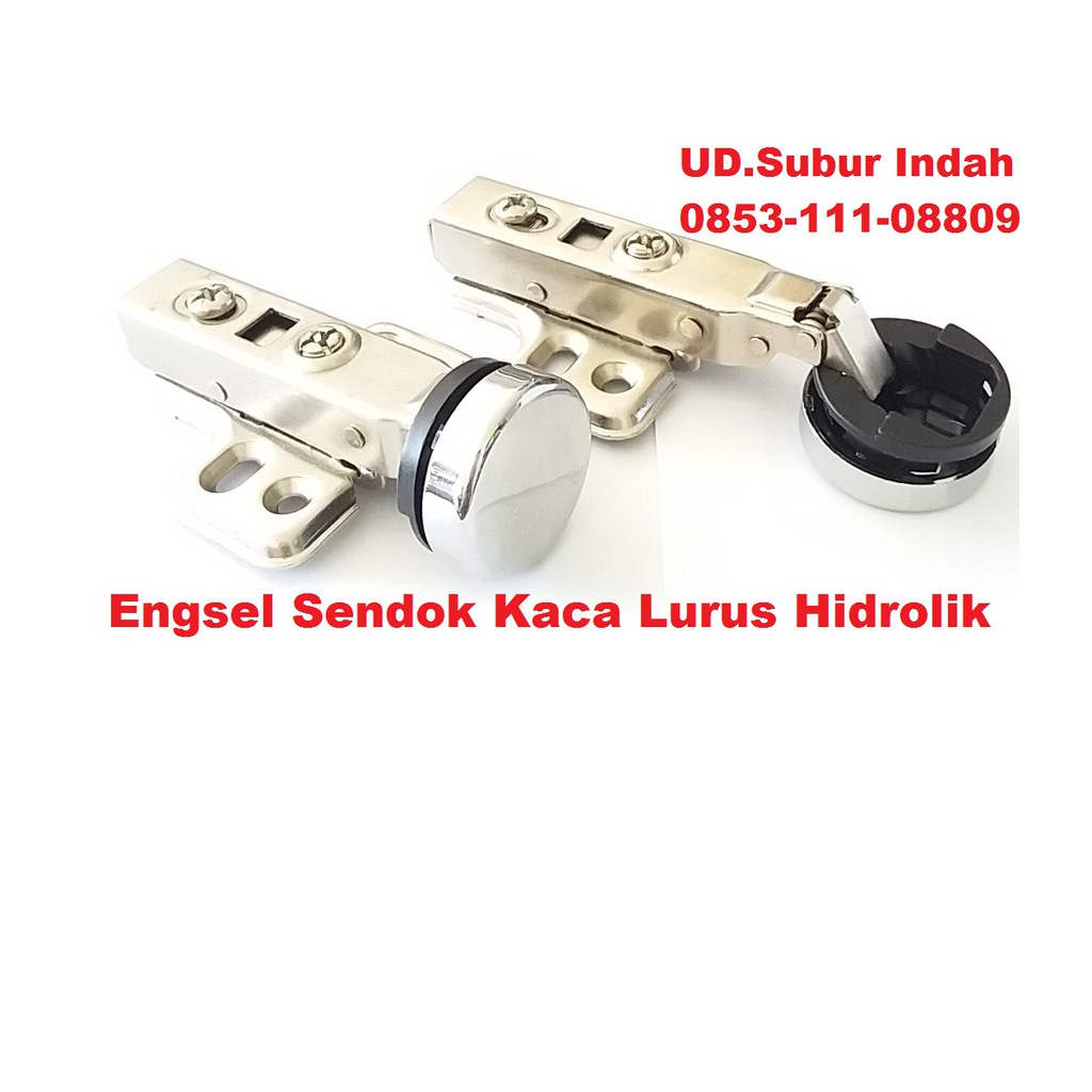 Engsel Sendok Kaca Lurus Hidrolik