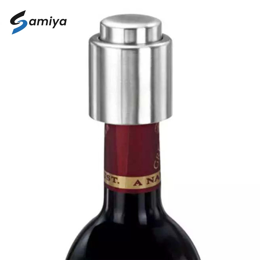 wine vacuum penutup botol minuman wine syrup minyak / wine bottle pump stopper stainless