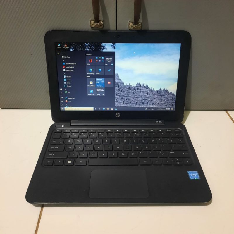 HP - f104TU intel Celeron - N2840 Ram 2GB/HDD 500GB Windows 10 intel HD graphic Siap pakai