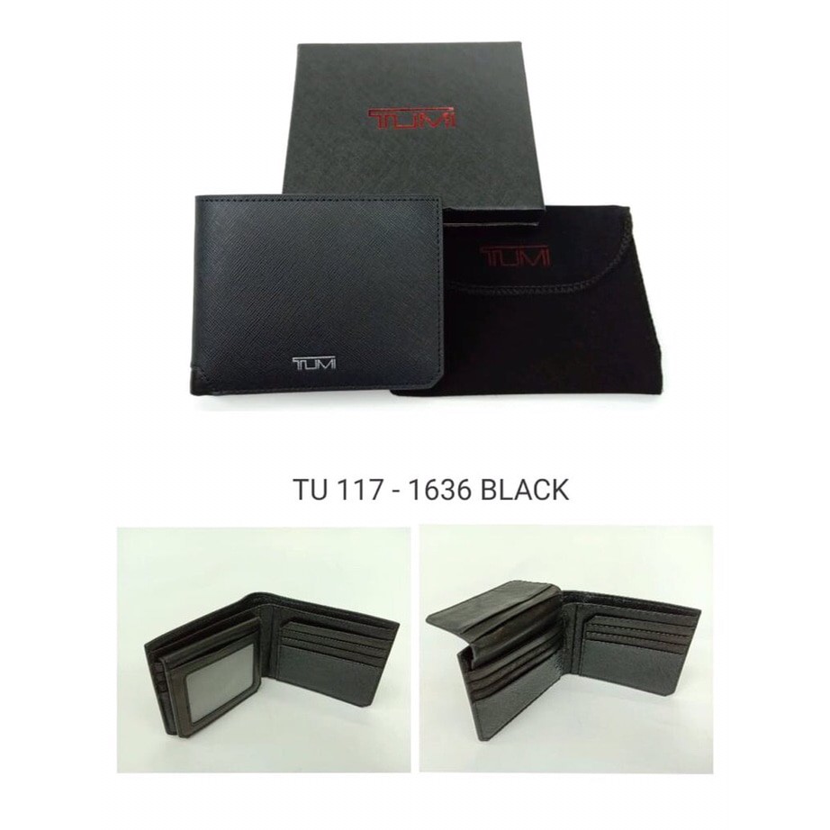 Dompet Pria Tumi Tidur Hitam Leather Taiga Terlaris Termurah