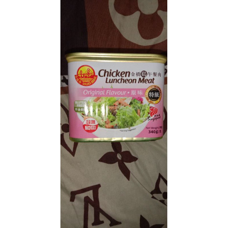 

Golden bridge chicken luncheon meat 340 gr