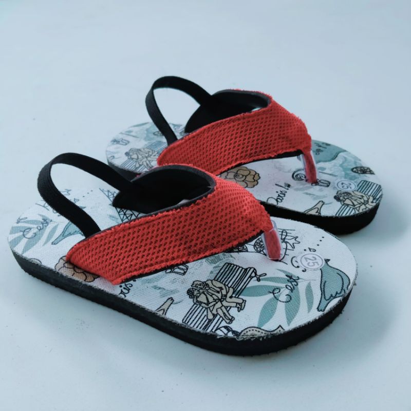 Sandal anak dan bayi motif animal terbaru 2021