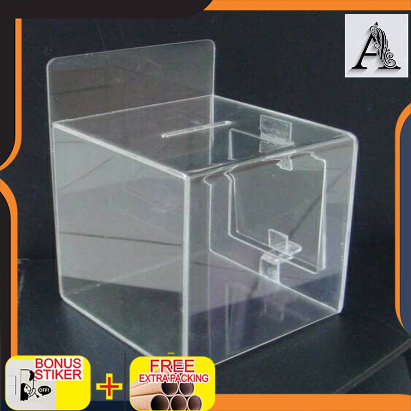 

Terlaris acrylicakrilik kotak amalkotak saran uk 20x20cm