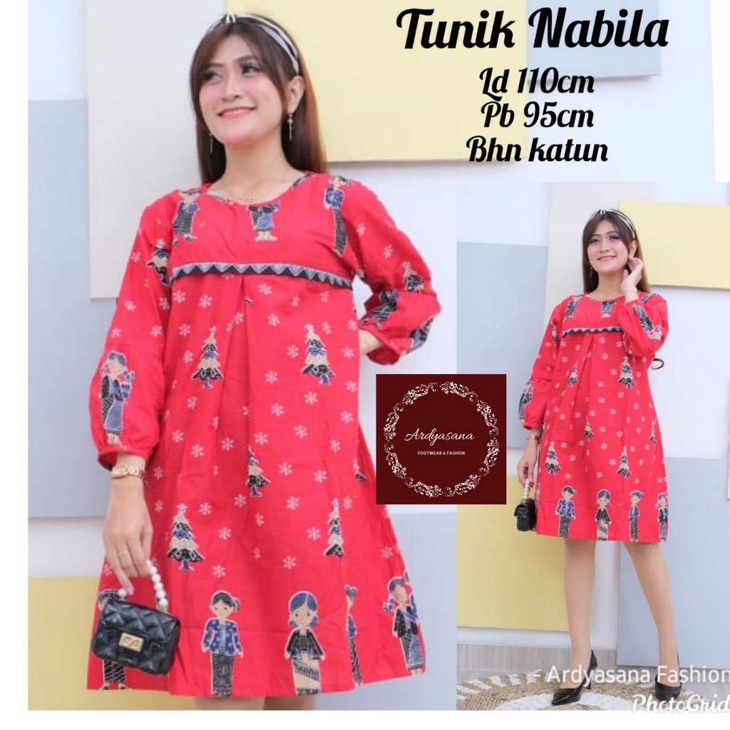 Tunik nabila  batik solo