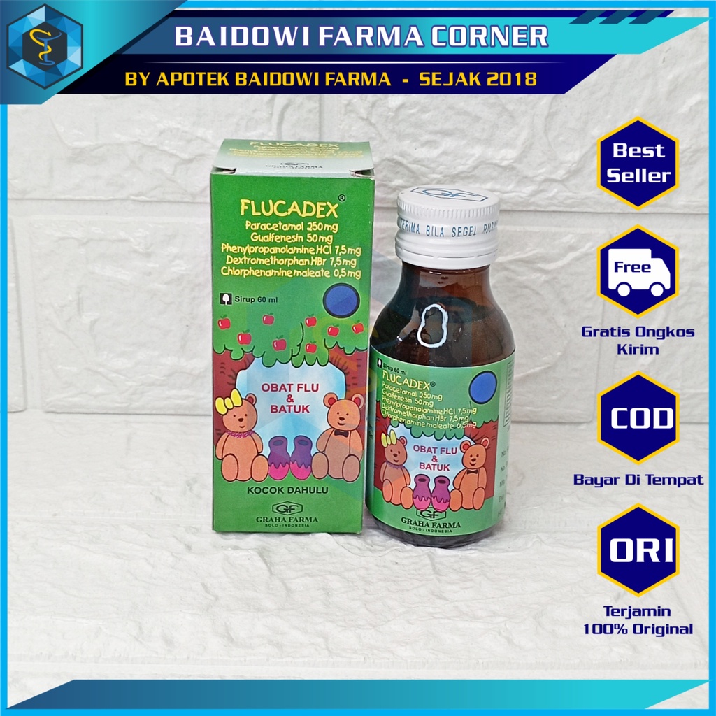 FLUCADEX SYRUP 60 ML