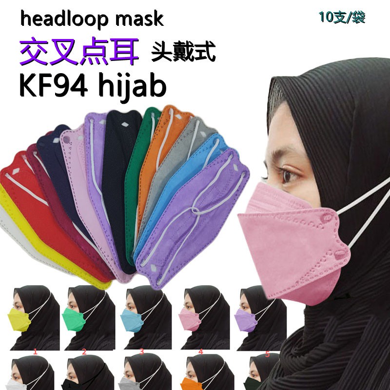 Masker Hijab KF94 isi 10 pcs