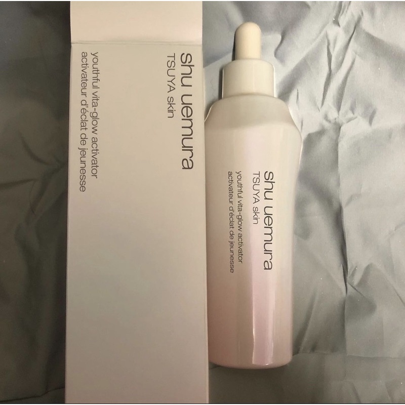 Shu uemura tsuya skin vita glow youthful activator 7ml serum whitening