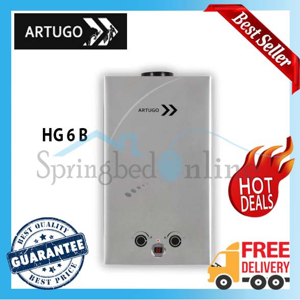 ARTUGO Gas Water Heater 6 Liter - HG 6 B