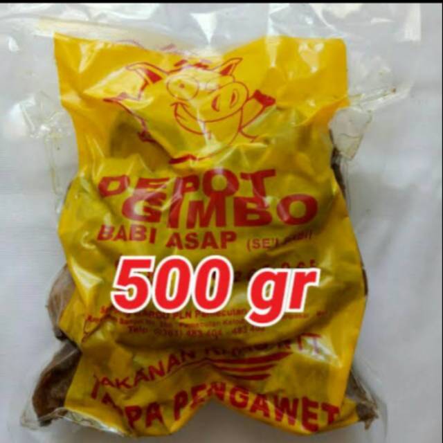 

Babi asap Se'i Depot Gimbo 500gram