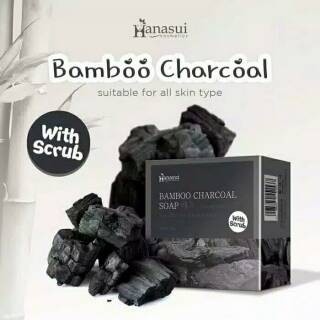 HANASUI-Body Bar Soap - Bamboo Charcoal