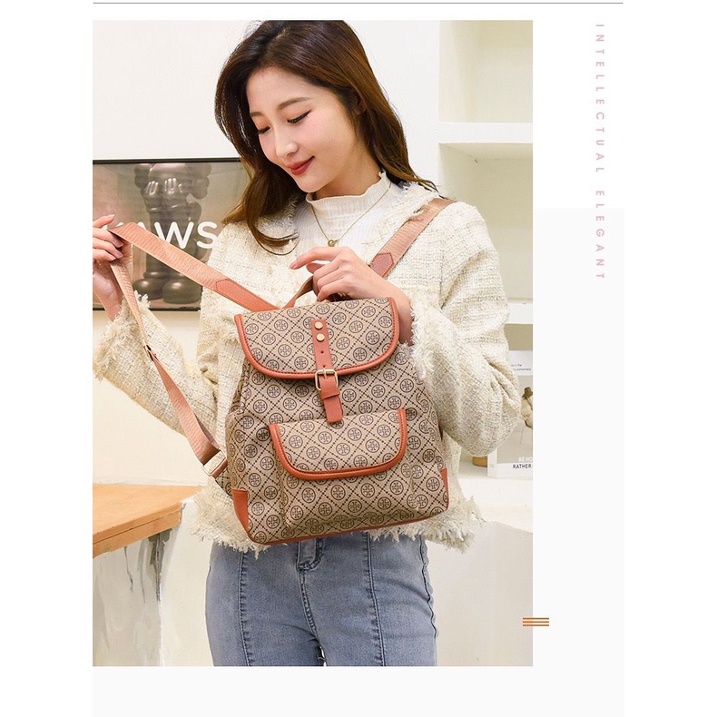 TASHAPPY EL 6507 Tas RANSEL Wanita Motif Kekinian Remaja Fashion model korea supplier tas import