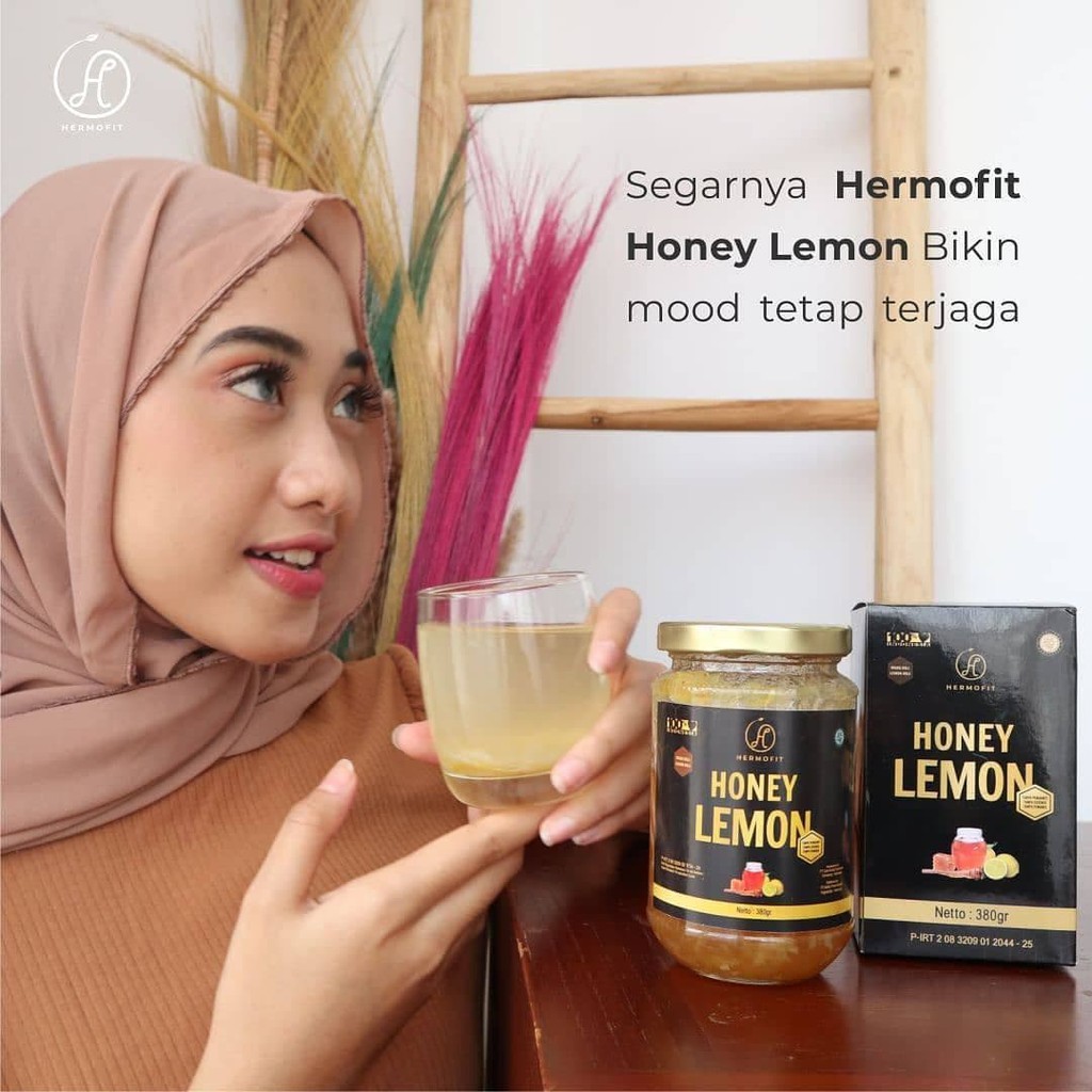 

Hermofit Honey Lemon Madu Asli Hutan Suplemen Herbal Makanan Dewasa 380 Gram