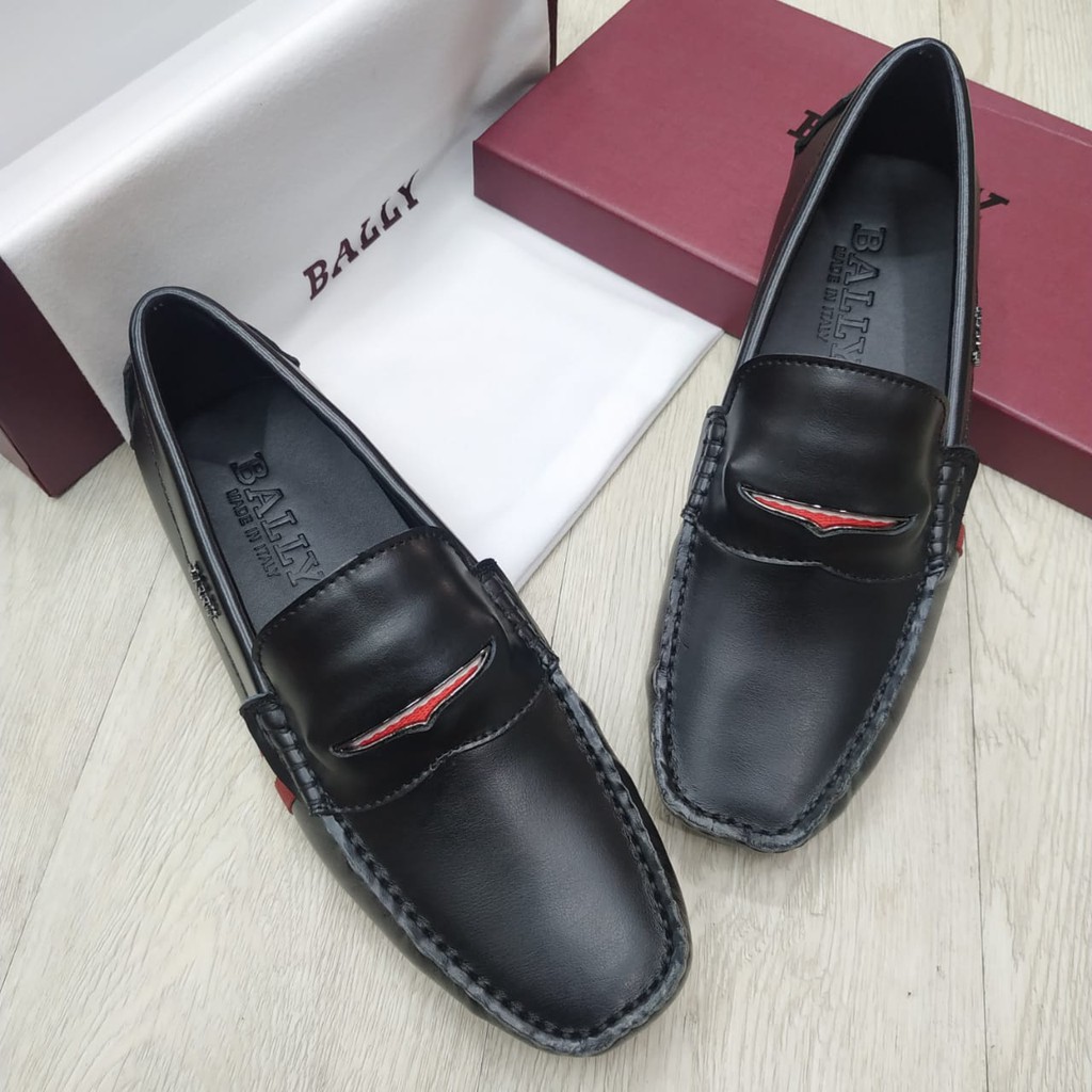 SEPATU PRIA LOAFERS KULIT  BALLY IMPORT