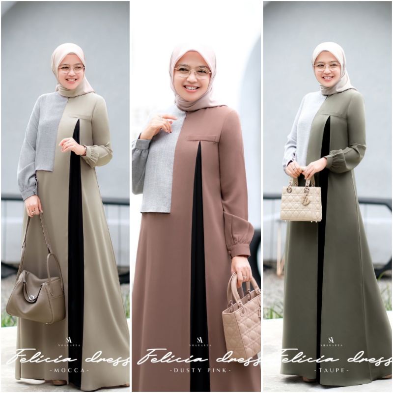 Felicia dress (dres saja) by shArarea