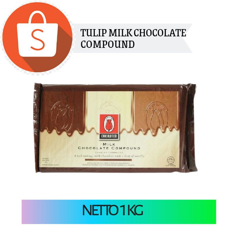 

tulip milk chocolate compound 1 kg