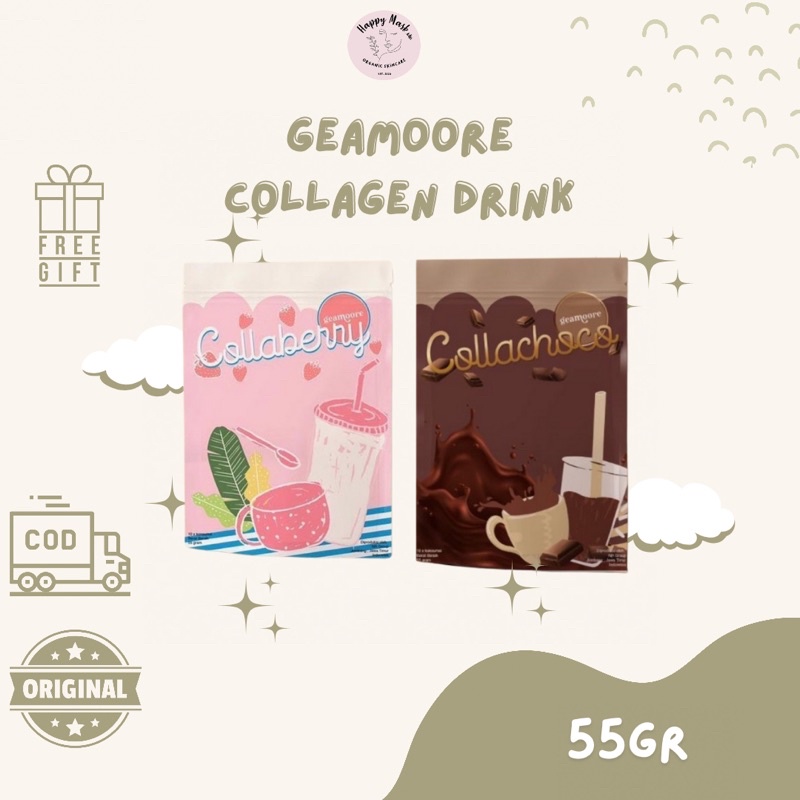 [FREE GIFT] COLLAGEN DRINK GEAMOORE 55 GR COLLABERRY COLACHOCO COLACOCO GEAMOORE COLLAGEN DRINK GEAM