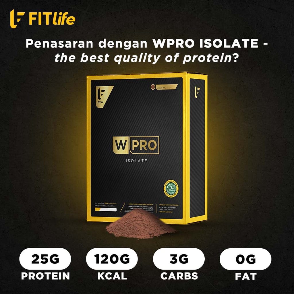 FITLIFE Isolate 300 Gram W PRO Isolate Whey Protein isolate GoFitLife