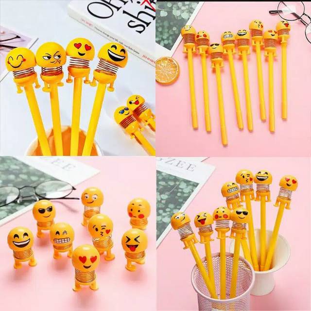 

Pulpen karakter emoji lucu