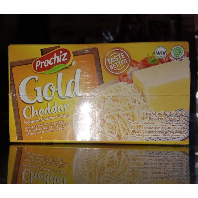 

PROCHIZ GOLD CHEDDAR CHEESE KEJU OLAHAN 160g