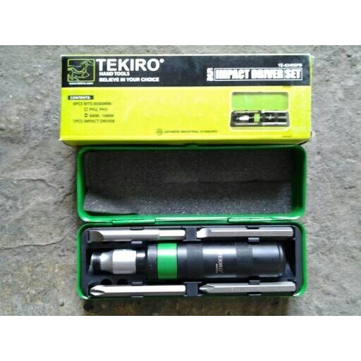 Obeng Ketok Set Tekiro 5 Pcs Obeng Getok Impact Driver Set