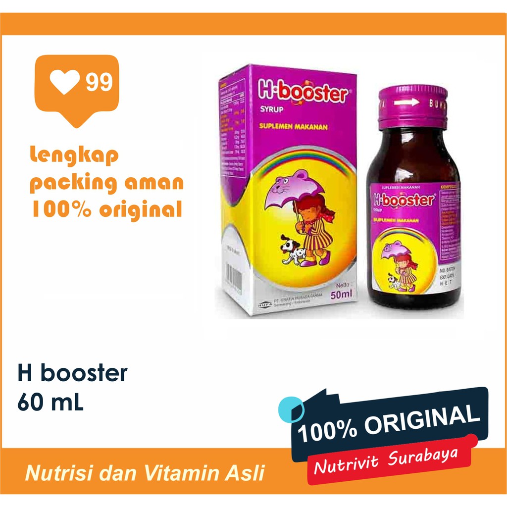 H BOOSTER SYRUP 50 ML