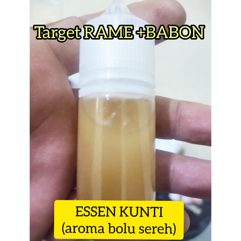 ⭐⭐⭐⭐⭐Essen ikan mas KUNTI 30 ML, ESSEN OPLOSAN BOLU SEREH / Essen oplosan ikan mas GALAPUNG lomba Galatama / Essen mancing ikan mas