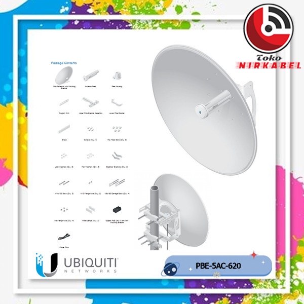 Ubiquiti PBE 5AC 620 PowerBeam 5GHz AC 620 29dBi