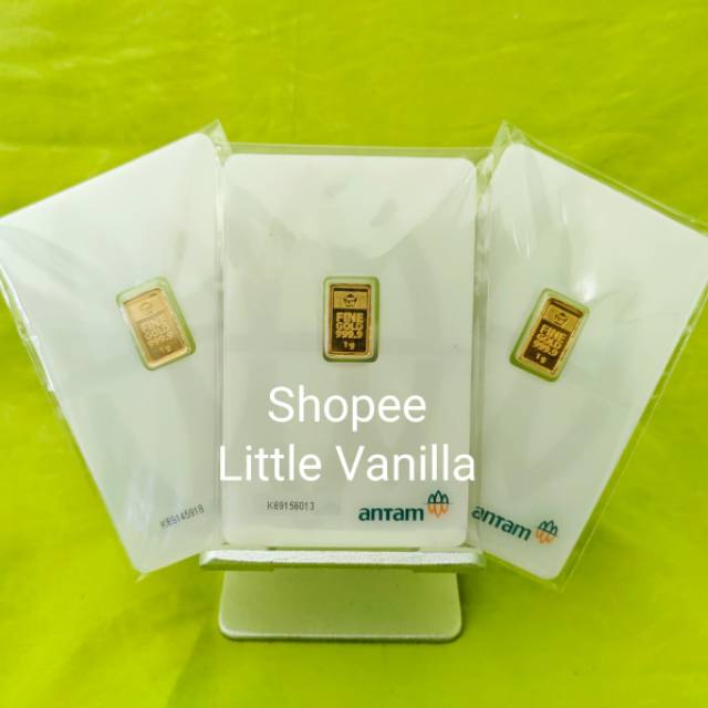 Antam 1gr 0.5gr gram LM Emas LM Logam Mulia Resmi SNI UBS