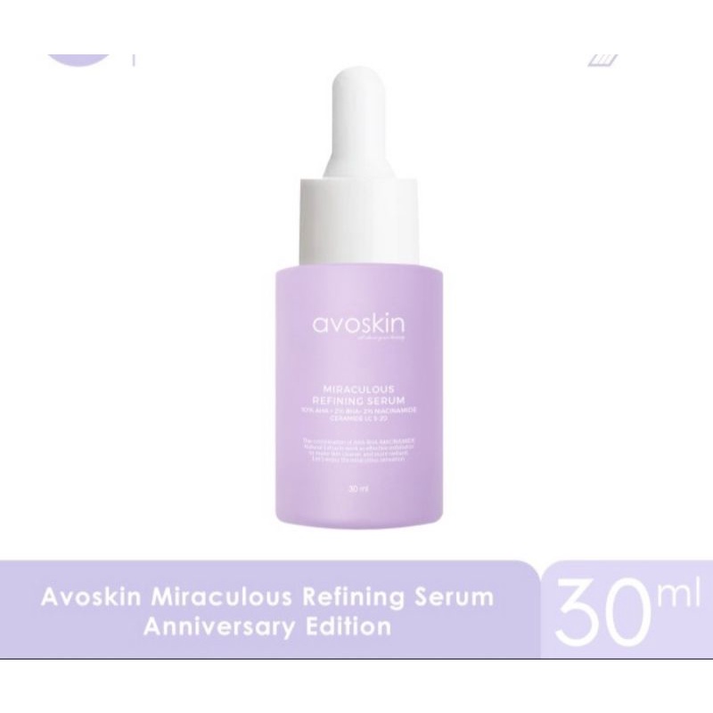 AVOSKIN Miraculous Refining Serum Toner Retinol Ampoule Lilac Edition