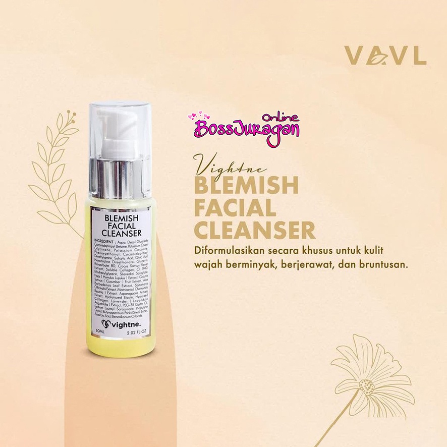 (BOSS) VAVL Beauty Series - Beauty Water | Blemish Serum | Sunscreen | Blemish Facial Clenser