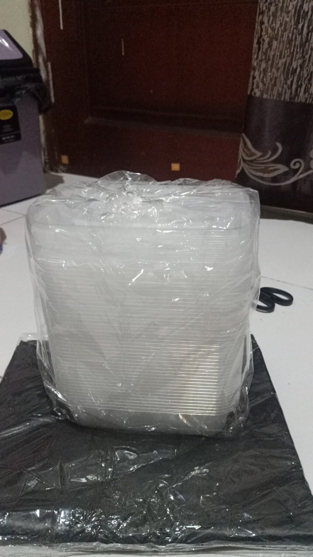 Thinwall 500ml Kotak Panjang/kotak Makan/kotak Nasi/kotak Plastik