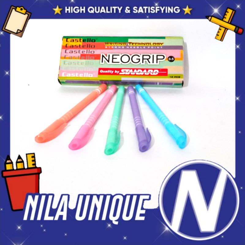 

BOLPOINT STANDARD / PULPEN STANDARD NEOGRIP (HARGA SATUAN)