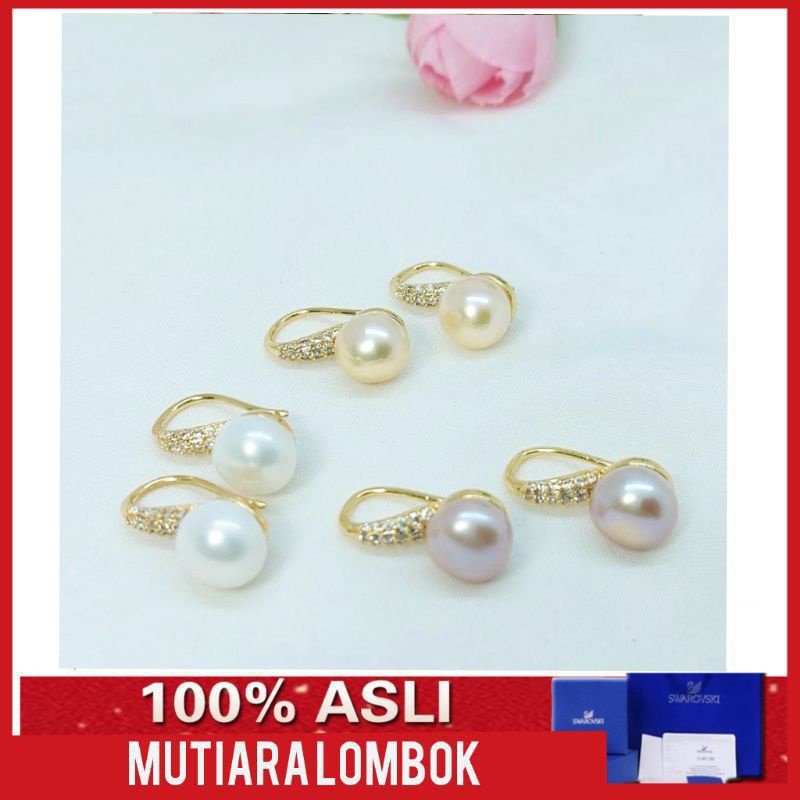 perhiasan anting wanita anting mutiara anting mutiara asli anting mutiara air tawar anting mutiara l