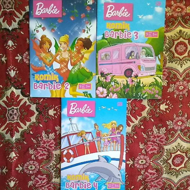 Jual Komik Barbie Ukuran Besar 9 Cerita Dalam 1 Buku Indonesia Shopee