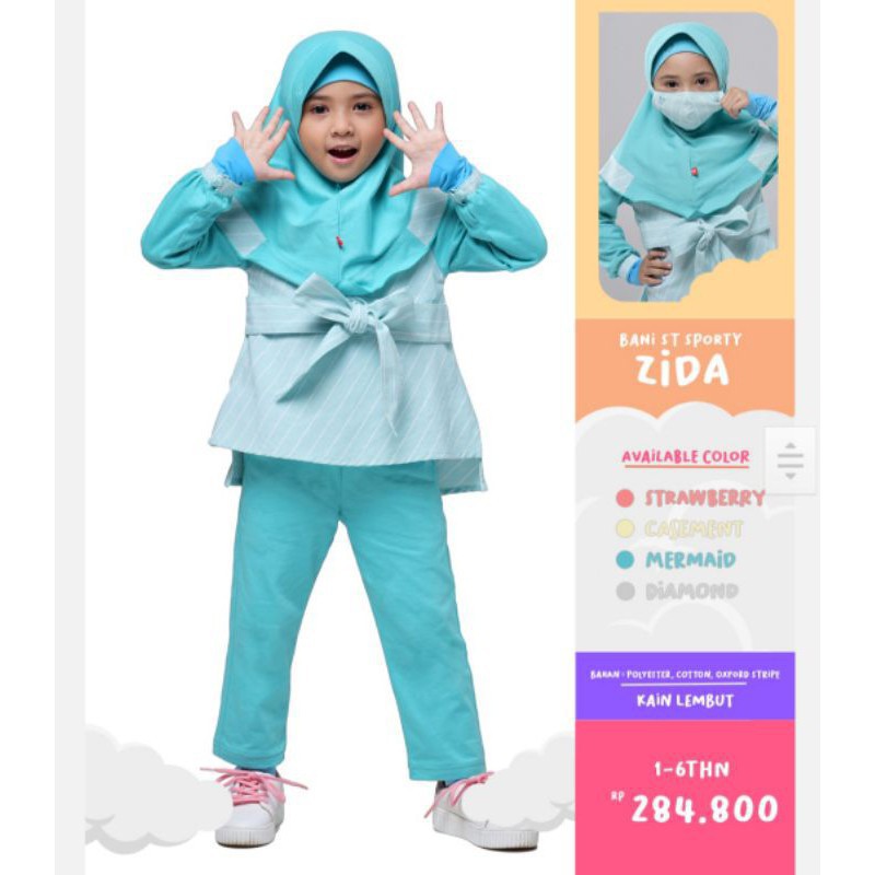 RTT Stelan Anak Perempuan Bani Batuta - Bani St. Sporty Zida