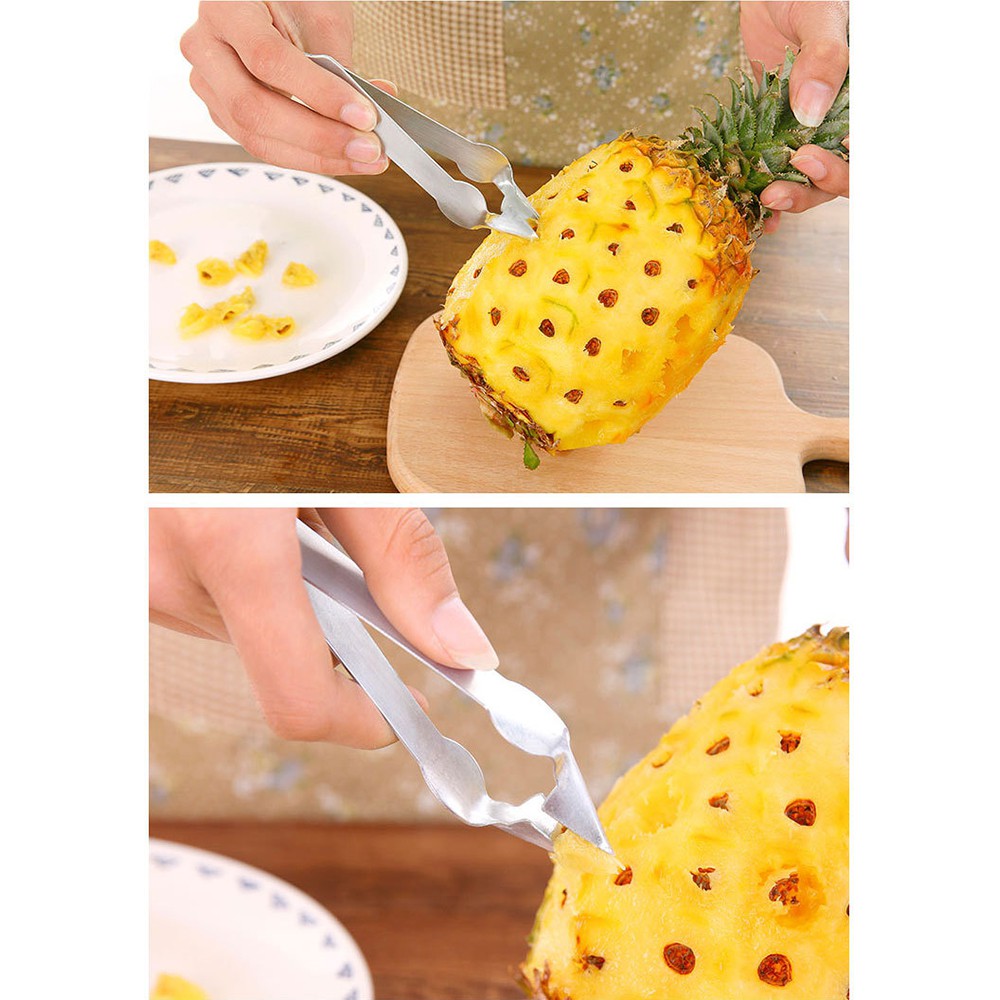 HOVELSHOP Alat Capitan Mata Nanas Stainless Steel Anti Karat Alat Kupas Nanas
