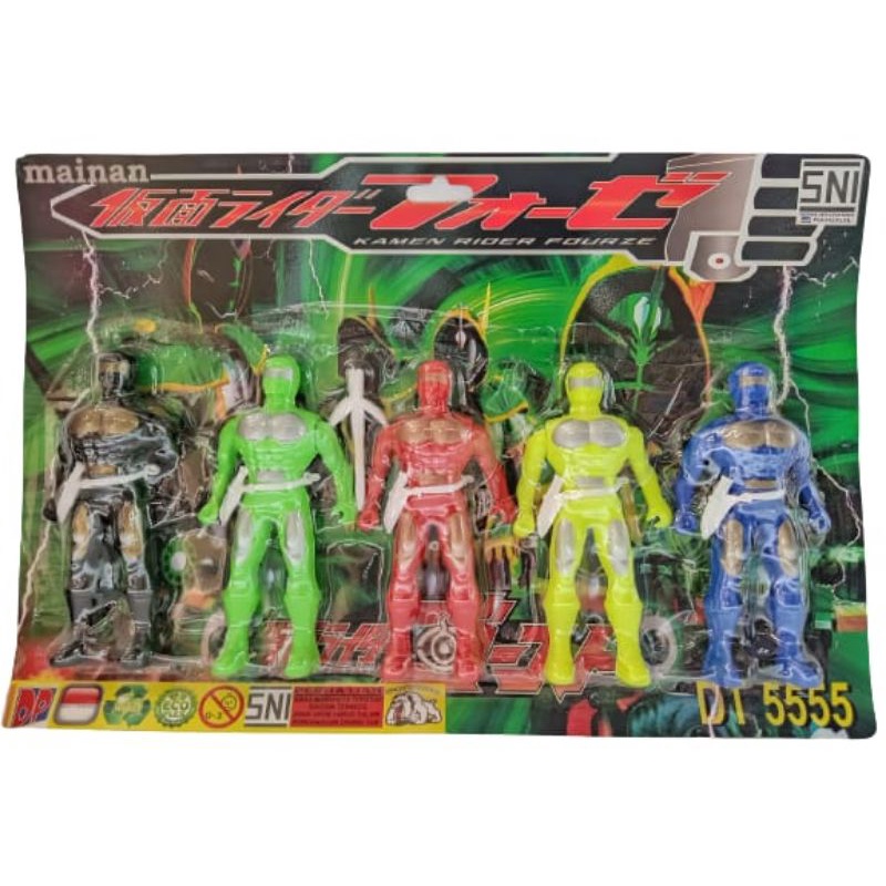 Mainan Anak Robot Power Ranger Series Isi 5pcs