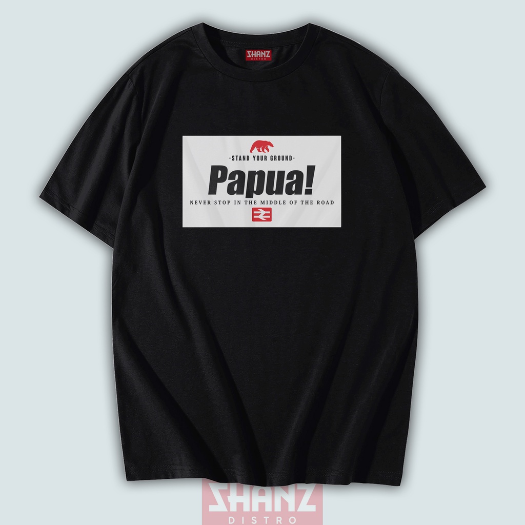 kaos Distro Papua premium baju Papua