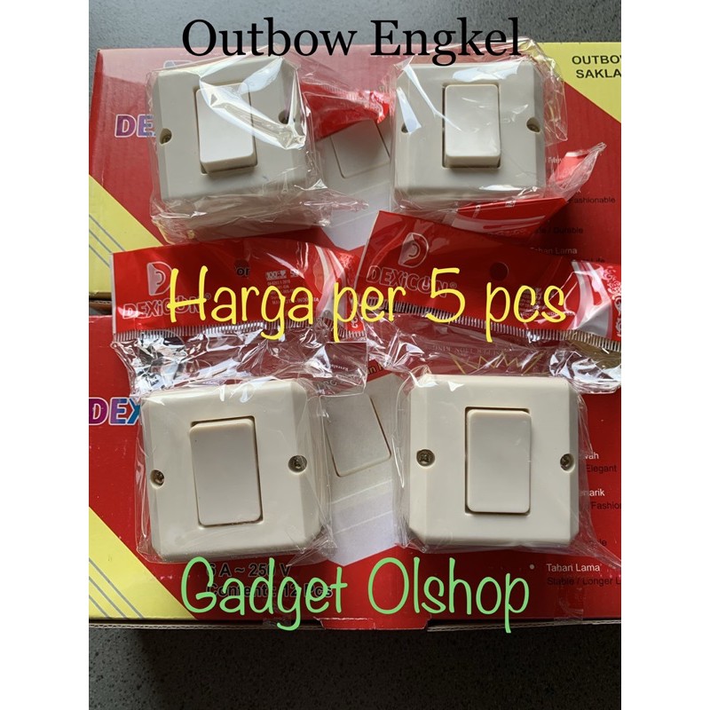 Outbow Saklar Engkel-Ob 1 Saklar-Outbow 1 Saklar-Outbow Saklar Tunggal-Ob Saklar On Off