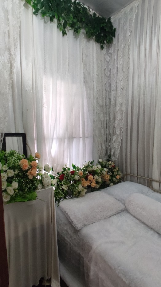 Sprei Bulu Rasfur Sprei Bulu Putih Sprei Pengantin Sprei Dekorasi