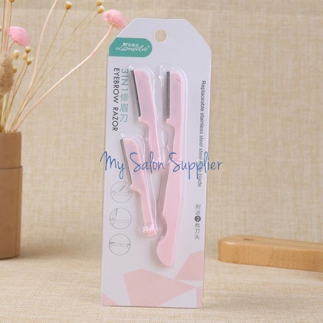 Pisau Cukur Alis Mata isi 3 A0815 / Eyebrow Razor