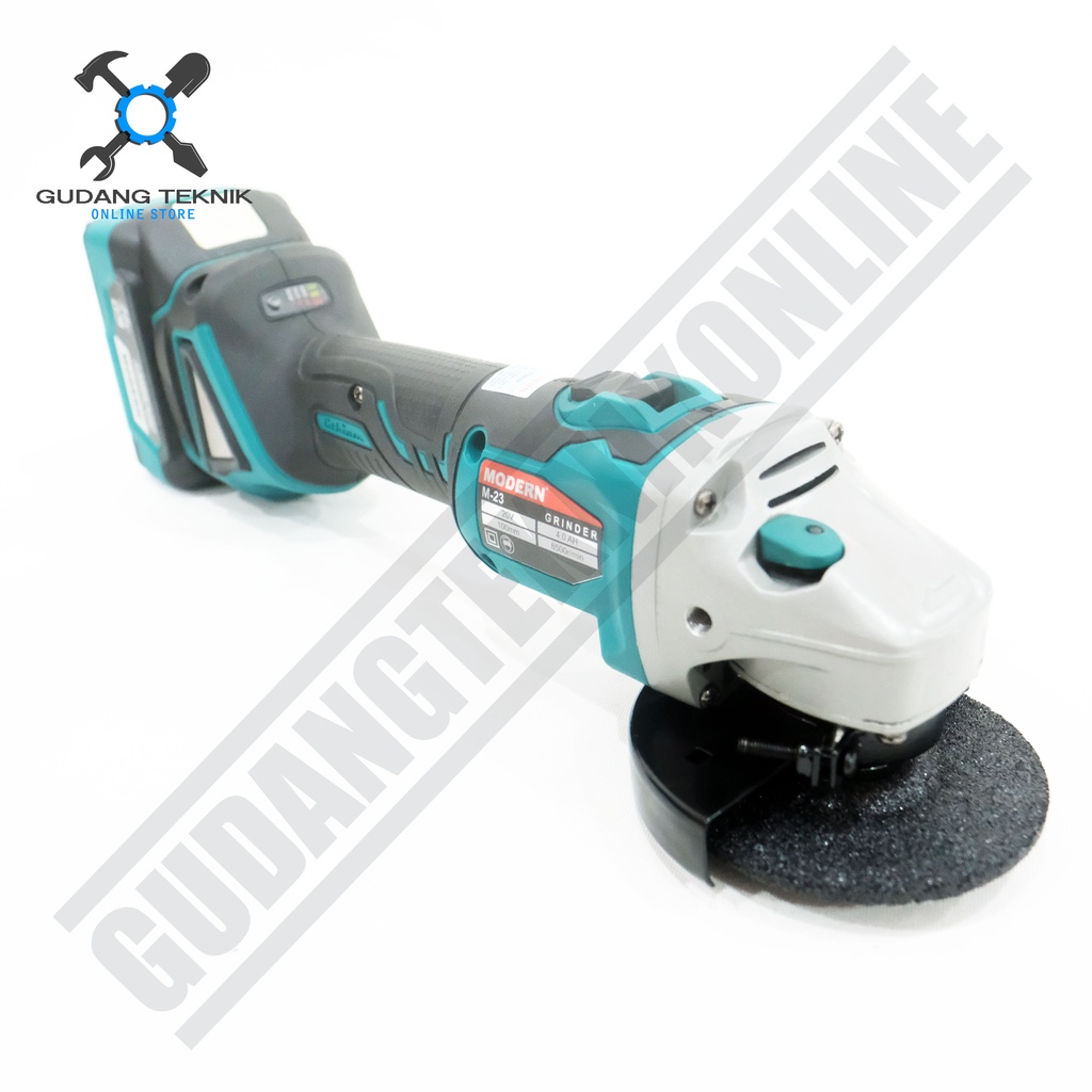 Gerinda Tangan BATERAI 4&quot; MODERN M23 Brussless / Angle Grinder 4 Inch CORDLESS M-23 MODERN M 23