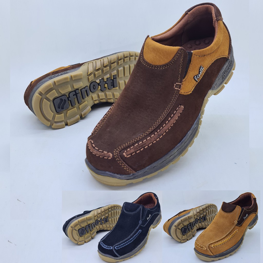 Sepatu kulit asli FN17-05 Finotti